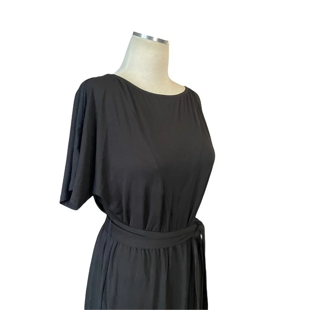 Lovers + Friends Jhene Midi Dress in Black Small New - Picture 5 of 8